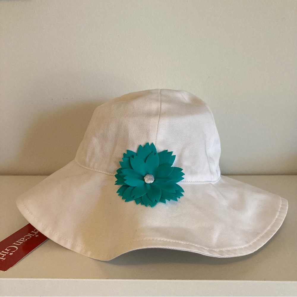 NWT American Girl Bucket Swim Hat S/M